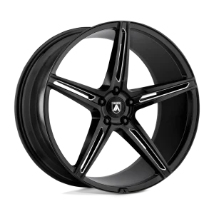 Asanti Black – ABL-22 ALPHA 5 – Black – 20″x10.5″ 20mm – Summer Wheels – ABL22-20051520BK
